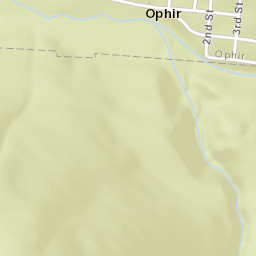 Ophir Colorado Street Map