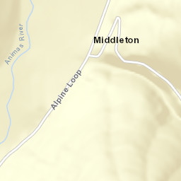 Middleton Colorado Street Map