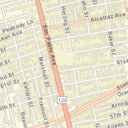 3224 Sacramento St, Berkeley, CA 94702, Street Map