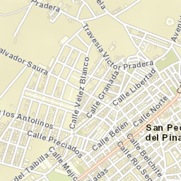 San Pedro del Pinatar Street Map