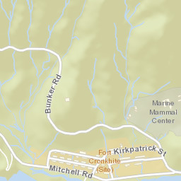 Mitchell Rd, Golden Gate National Recreation Area, Mill Valle Street Map