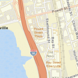 5806-5808 W Frontage Rd, Emeryville Street Map
