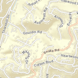Montclair California Street Map