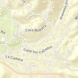 Diablo California Street Map