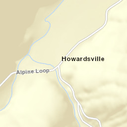 Howardsville Colorado Street Map
