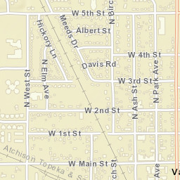 410 N 24th Street West, Valley Center, KS Street Map