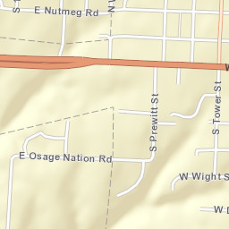 100-198 North Perkins Street, Nevada, MO Street Map