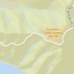 Conzelman Rd, Golden Gate National Recreation Area, Sausalito Street Map