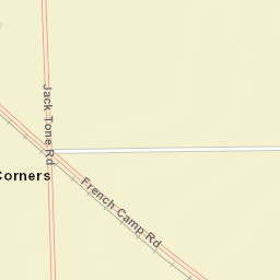 Five Corners California Street Map