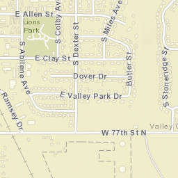 140 South Colby Avenue, Valley Center, KS Street Map