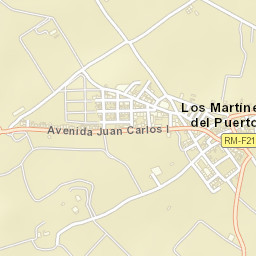 Los Martínez Street Map