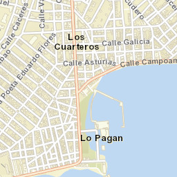 Lo Pagán Street Map
