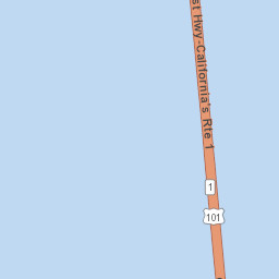 Golden Gate Bridge, San Francisco, CA Street Map