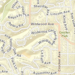 300 Sheridan Ave, Piedmont, CA 94611, USA Street Map