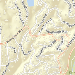 99 Lexford Rd, Piedmont, CA 94611, USA Street Map