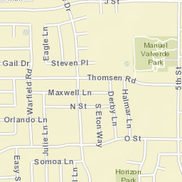 16001-16011 Julie Ln Lathrop CA Street Map