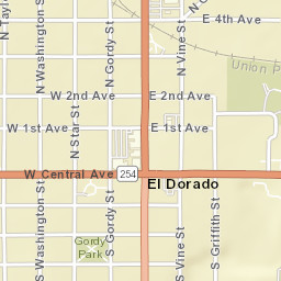 300 West Central Avenue, El Dorado, KS Street Map