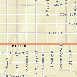 115-199 West River Street, Eureka, KS Street Map