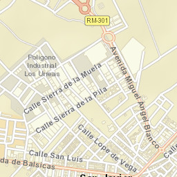 San Javier Street Map