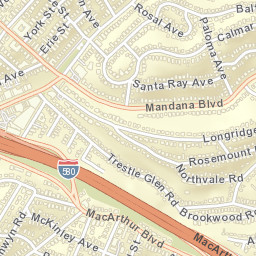 872 York St, Oakland, CA 94610, USA Street Map