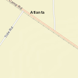 Atlanta California Street Map