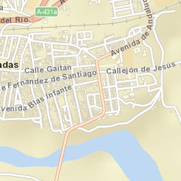Posadas Street Map