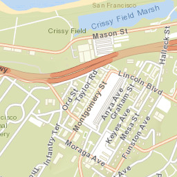 222 Halleck St, Golden Gate National Recreation Area, San Fra Street Map