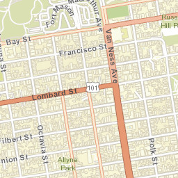 40 Harris Pl, San Francisco, CA 94123, USA Street Map