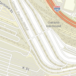 555 Maritime St, Oakland, CA 94607, Street Map