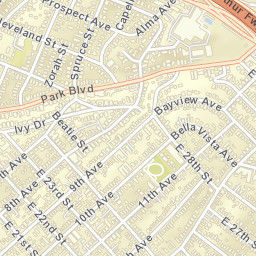 1055 MacArthur Blvd, Oakland, CA 94610, USA Street Map
