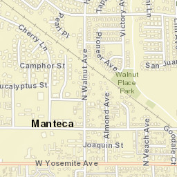 640 Meadowlark Ln Manteca CA Street Map