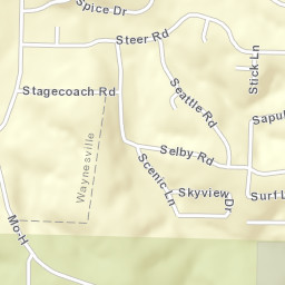 24844-24903 State Highway H, Waynesville Street Map