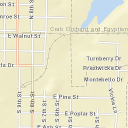 600-698 E Monroe St Herrin IL 62948 Street Map