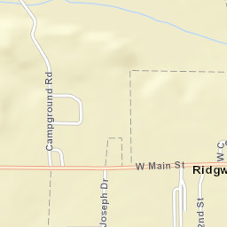 1001-1031 15000N Ridgway Newhaven Rd, Ridgway Street Map