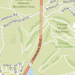 202-550 State 1, Golden Gate National Recreation Area, San Fr Street Map