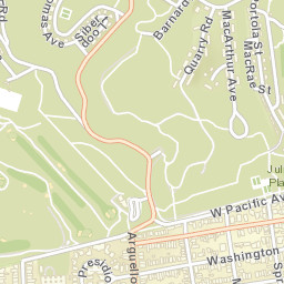 Arguello Blvd San Francisco CA Street Map