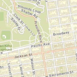 2959-2961 Pacific Ave San Francisco Street Map