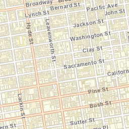 1627 Clay St, San Francisco, CA 94109, USA Street Map