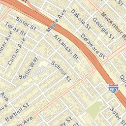 3290 Delaware St Oakland, California Street Map