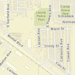 324 Lassen Ave Manteca, California Street Map