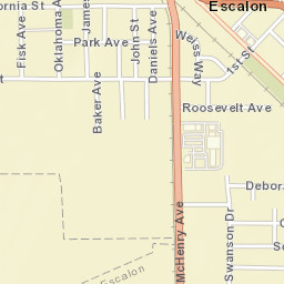 1421 Roosevelt Ave, Escalon, CA 95320 Street Map