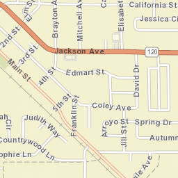 1606 Mitchell Ave, Escalon, CA 95320 Street Map