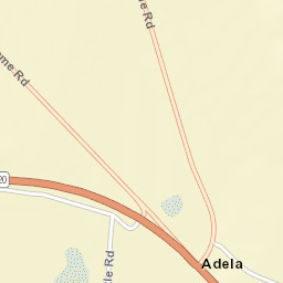 Adela California Street Map