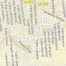 Mancha Real Street Map