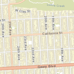 263-267 19th Ave San Francisco CA Street Map