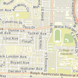 329 Robert Louis Stevenson Ave, Alameda Street Map