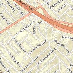 4312 Virginia Ave, Oakland, CA Street Map