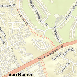 3300 Crow Canyon Road, San Ramon, CA Street Map