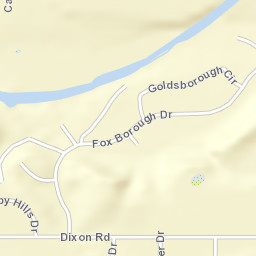 East Oakdale California Street Map