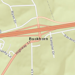 Missouri 17 & Highway 66 & Interstate 44 Street Map